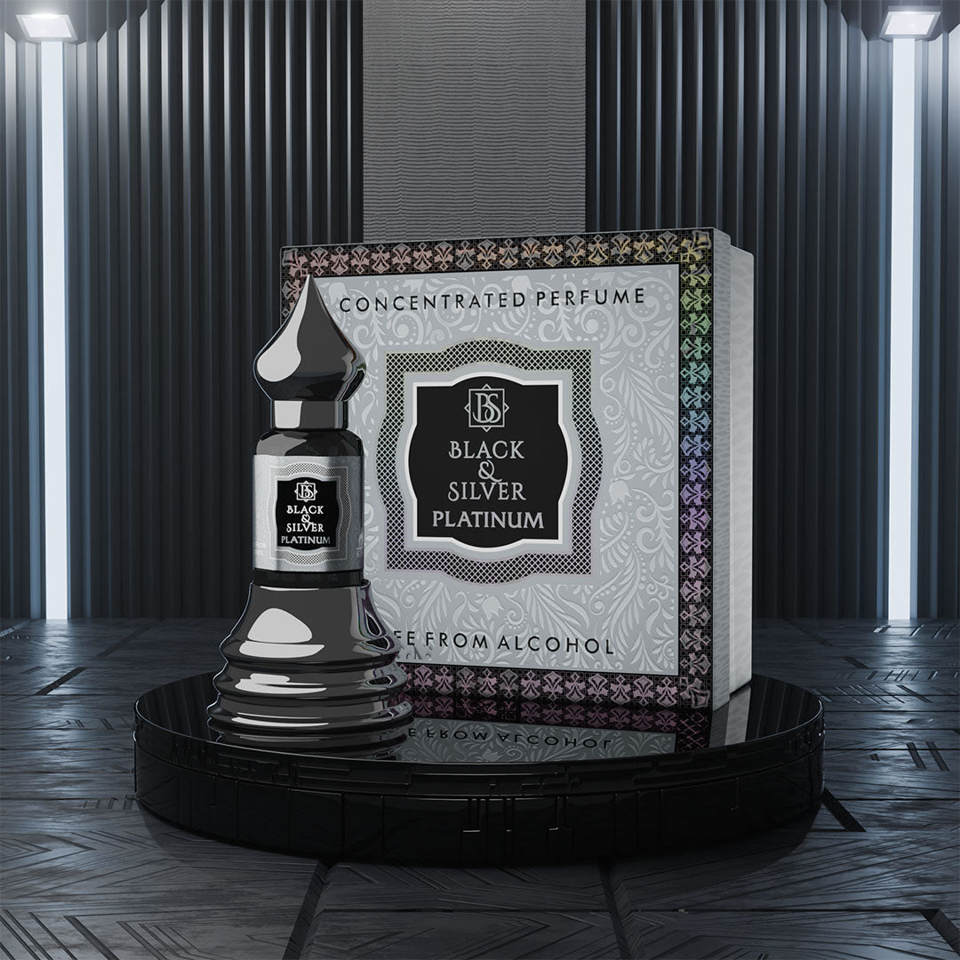 Black & Silver Platinum | Concentrated Perfume | Attar Oil