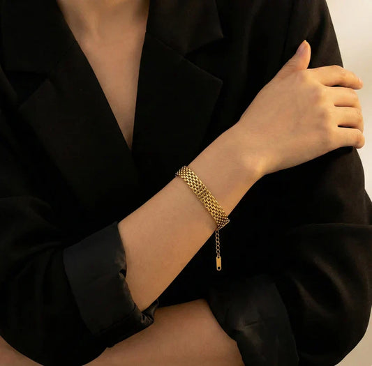 Aurelia Flat Link Bracelet